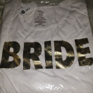 Bridal Tshirt gown